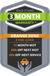 3 Month Warranty - Orange Zone